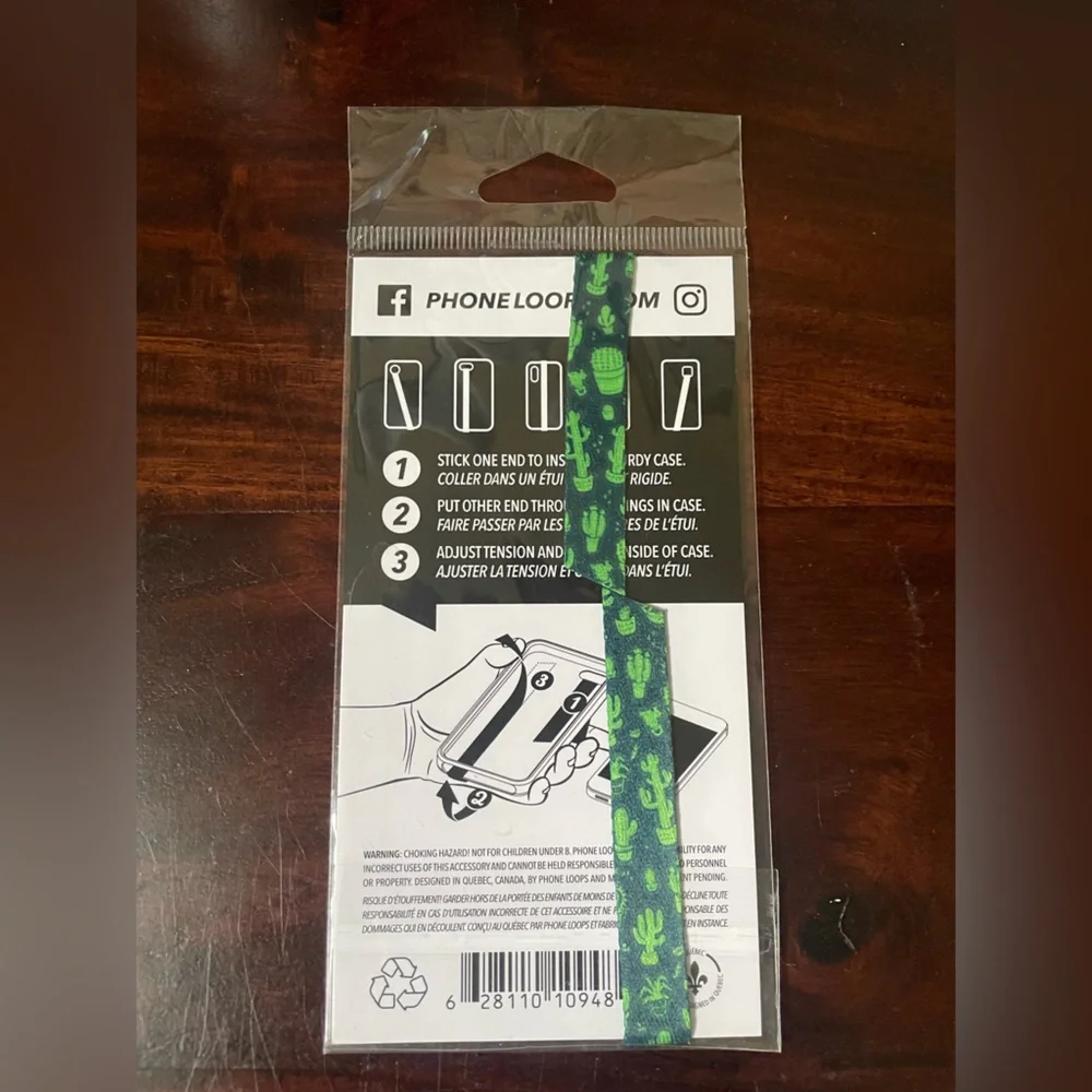 NEW Phone Loop - Fun Cactus Design - Picture 3 of 3